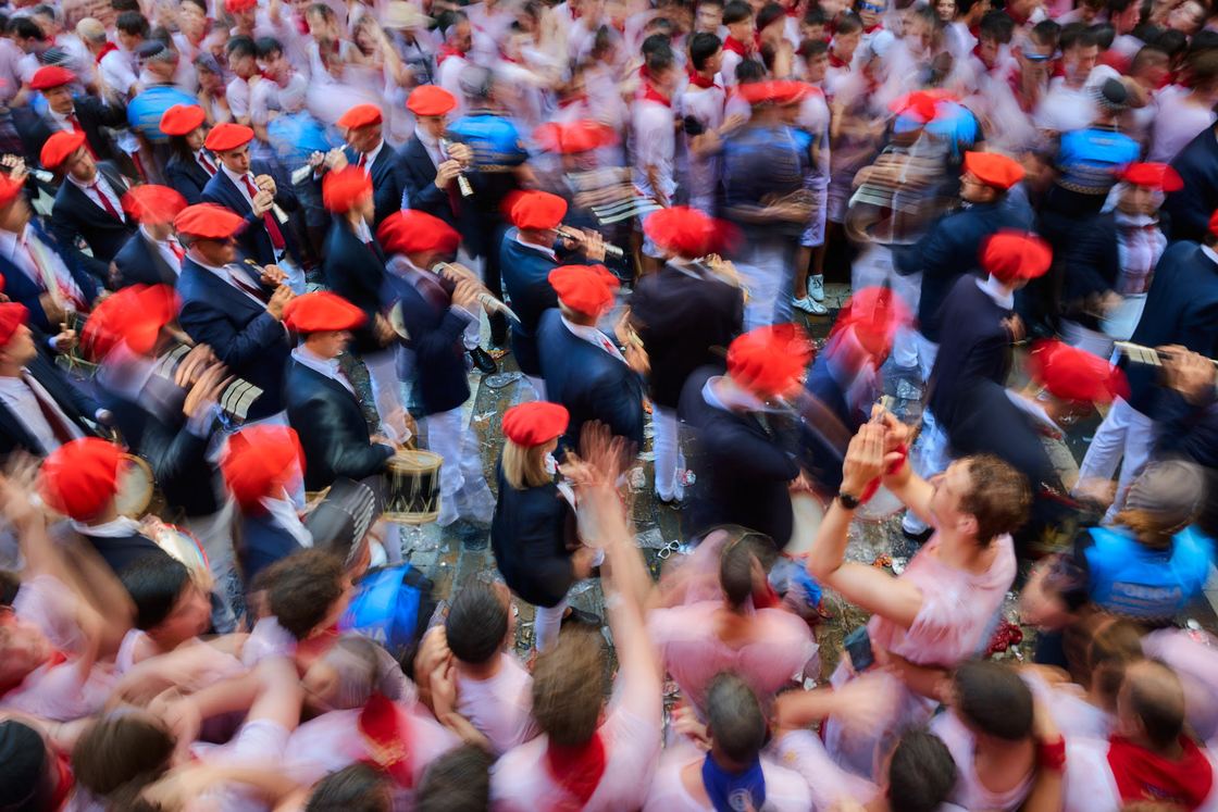 Musique pendant les fêtes de San Fermín