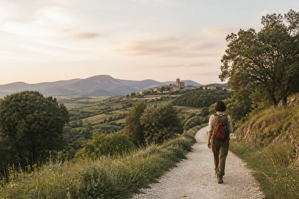 Paisaje de Navarra para continuar el recorrido después de San Fermín