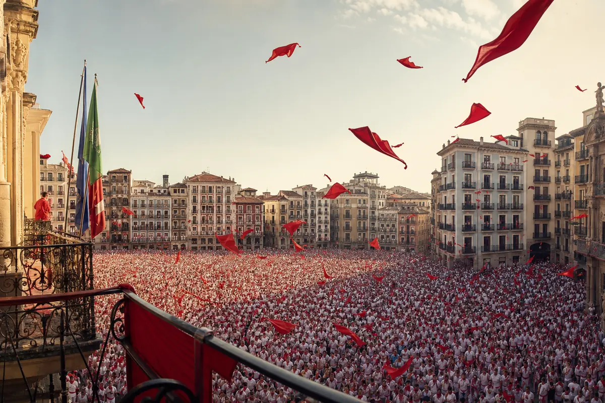 Balcones para el Chupinazo en Pamplona